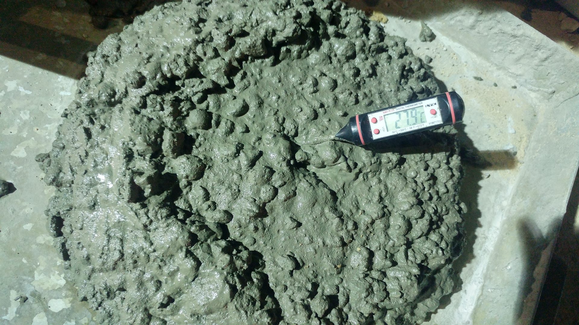 Concrete pour