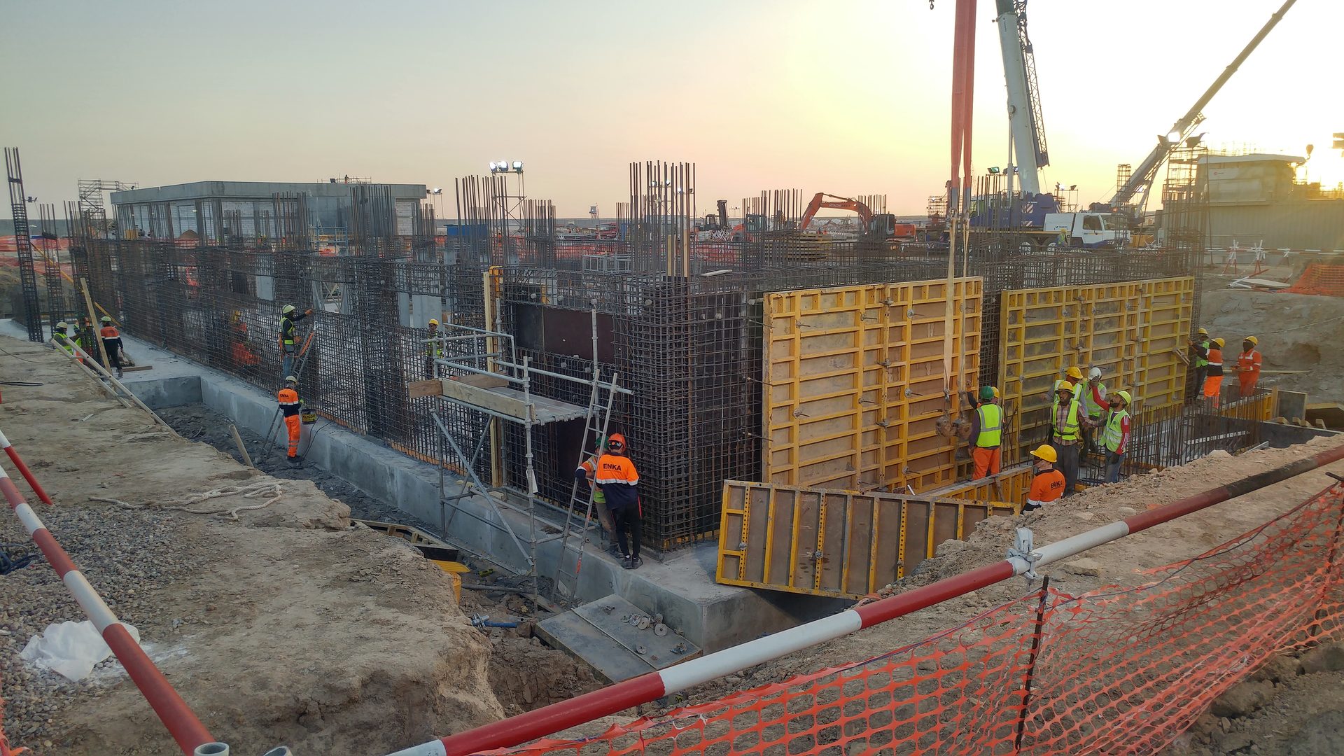 Formwork and rebar